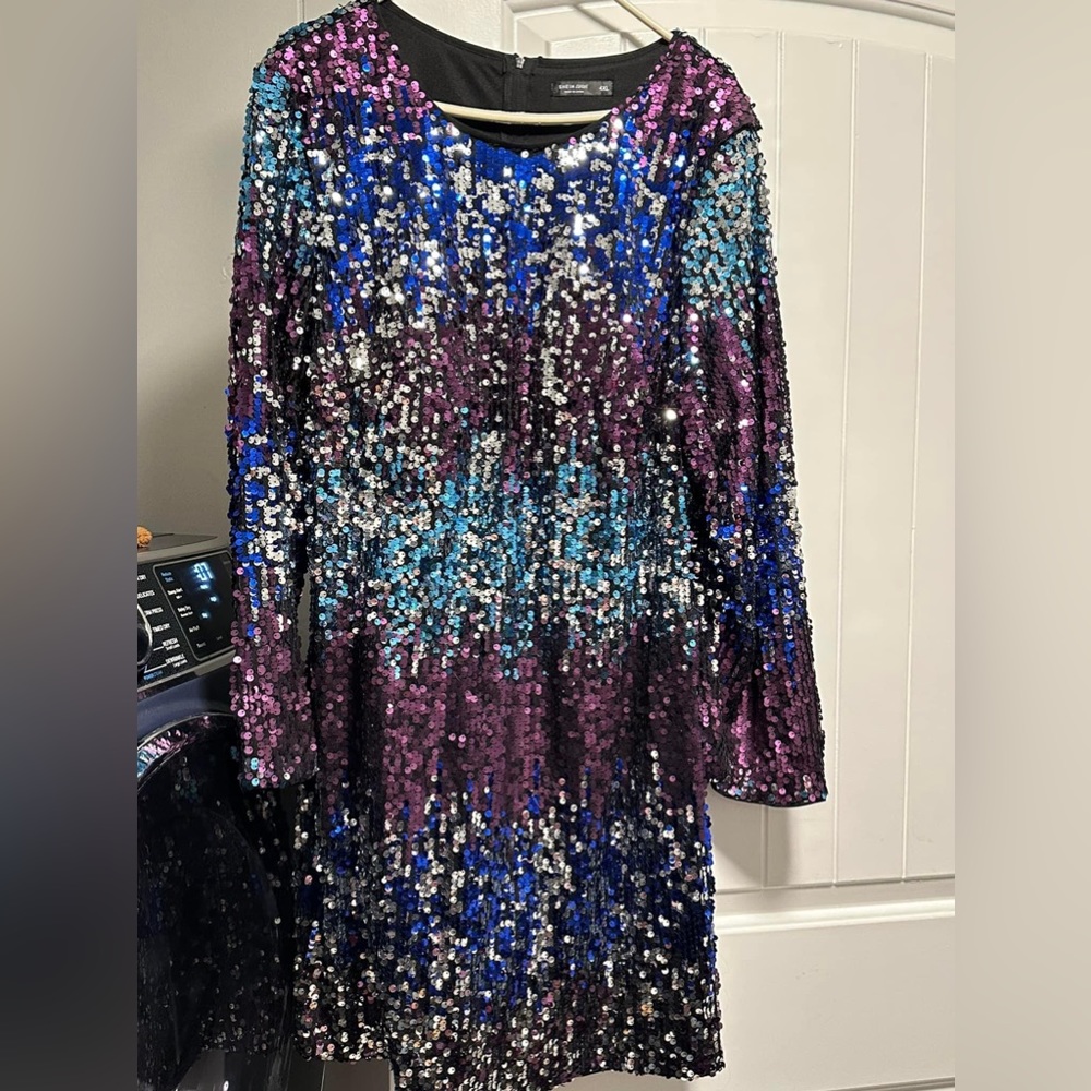 4xl sequin dress